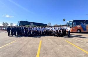 Shen Yun performers unite with Houston police cadets for a memorable group photo, bridging cultures and communities through the universal language of art.