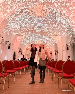 In Vienna, the City of Music, a concert is a must. Dancers Diana Tseng and Ceci Wang enjoy an evening of Mozart and Strauss in the Schoenbrunn Palace Orangery, where Mozart himself once played.