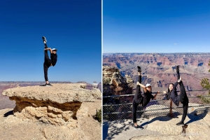 Our dancers add their own artistry to this masterpiece of nature. 
