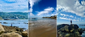Rocky shores and clear blue waters inspire reflection and relaxation... 